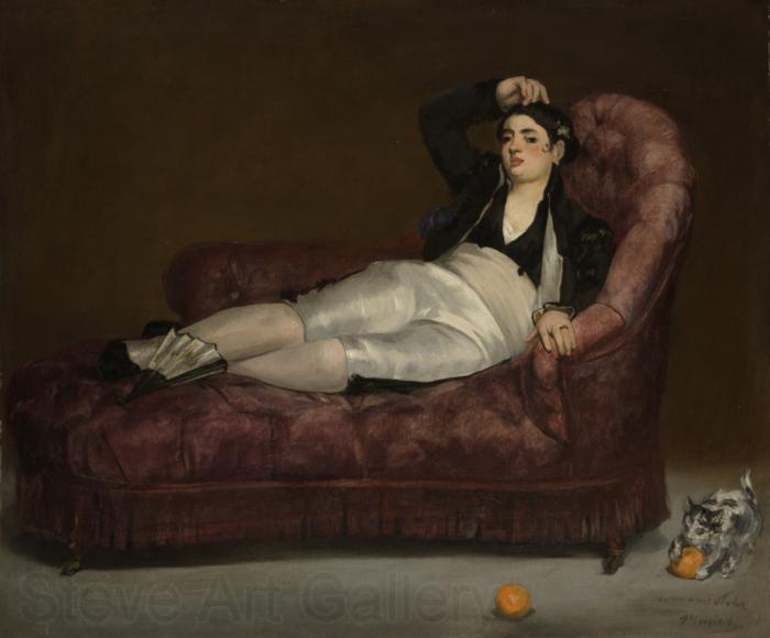 Edouard Manet Young Woman Reclining in Spanish Costume France oil painting art
